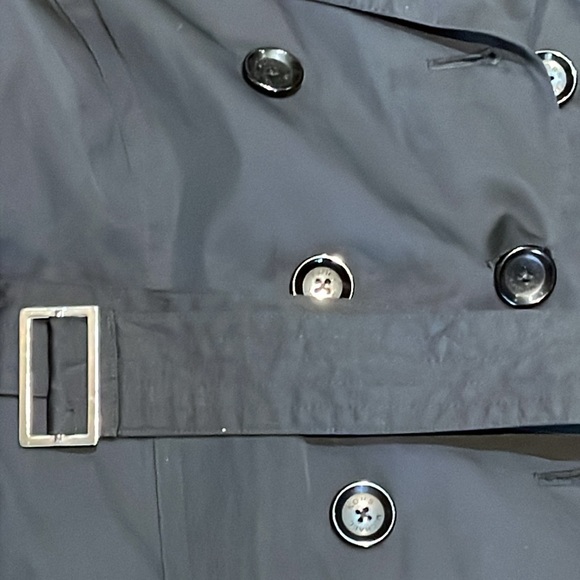 Michael Kora Black Rain Coat Womens Medium - Picture 3 of 7